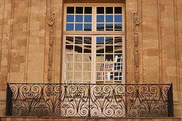 Image showing Window and balcony