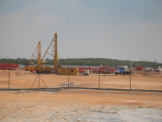 Image showing large construction site