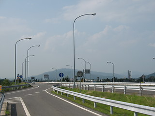 Image showing An empty highway in Japan