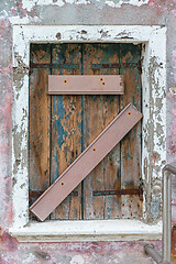 Image showing Boarded Up Window