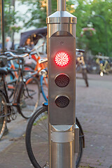 Image showing Red Light for Bicycles