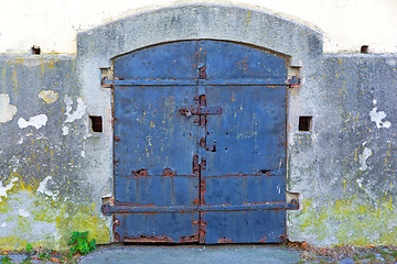 Image showing Rusty Damaged Door