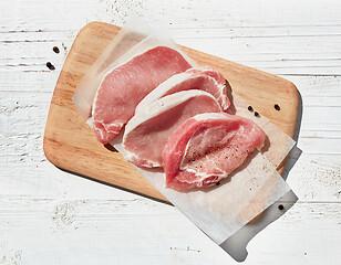 Image showing fresh raw pork meat