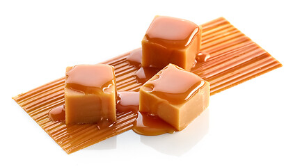 Image showing composition of caramel candies