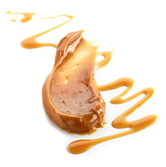 Image showing soft caramel and caramel sauce