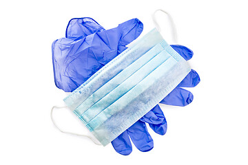 Image showing Gloves and mask medical 