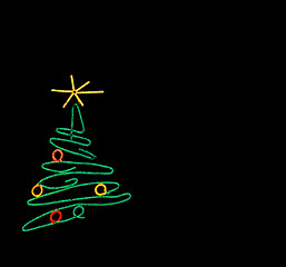 Image showing christmas tree