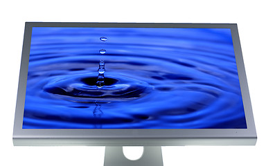 Image showing lcd monitor flat screen