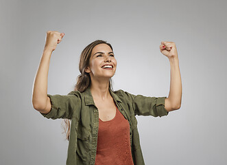 Image showing Happy woman