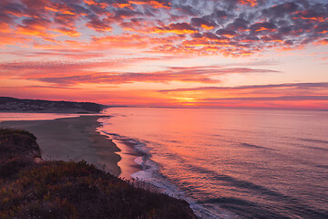 Image showing Orange Sunset 