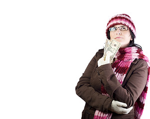 Image showing christmas girl