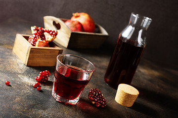 Image showing pomegranate juice