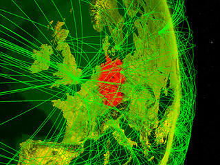 Image showing Germany on digital Earth