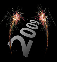 Image showing 2009 celebration firework