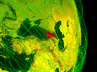 Image showing Georgia on digital Earth