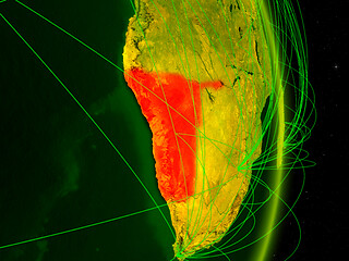 Image showing Namibia on digital Earth