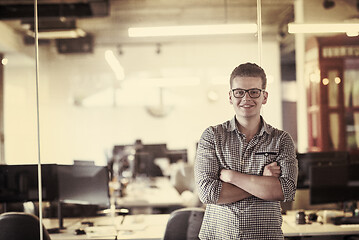 Image showing business man at modern  office