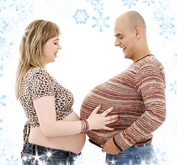 Image showing pregnant man