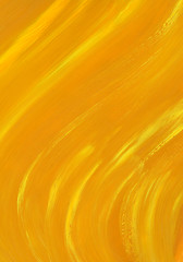 Image showing Sunny abstract oil painting