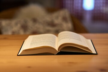 Image showing Book in a table in a room