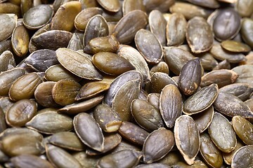 Image showing Sunflower seeds in a jar