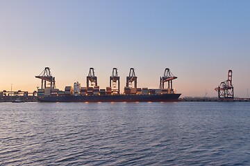 Image showing Huge Container Ship