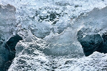 Image showing Block of glacier ice