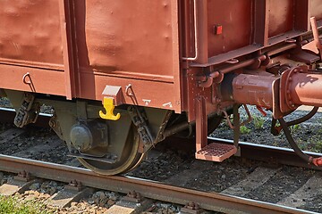 Image showing Freight Train Wagons