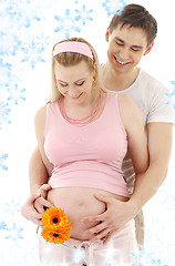 Image showing couple waiting for baby