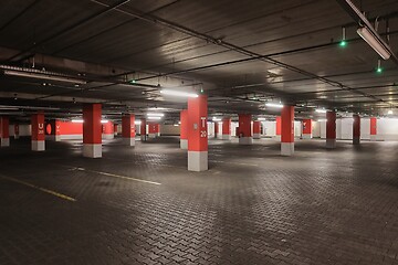 Image showing Parking lot empty interior