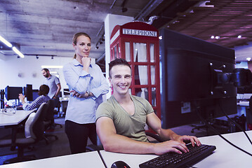 Image showing business couple at office