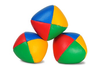 Image showing Juggling balls