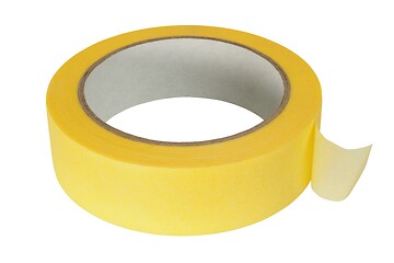 Image showing Yellow painter's tape