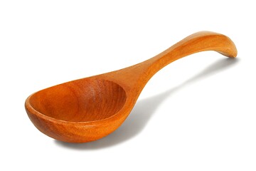 Image showing Big wooden spoon