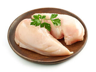 Image showing fresh raw chicken fillet