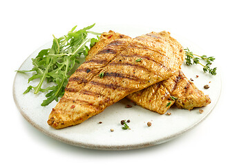 Image showing grilled chicken fillet