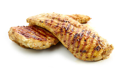 Image showing grilled chicken fillet meat 