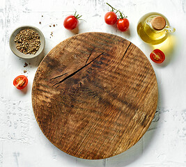 Image showing empty wooden cutting board