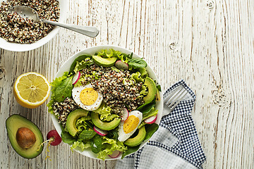 Image showing Salad quinoa