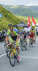 Image showing The Cyclist Matteo Tosatto - Tour de France 2014