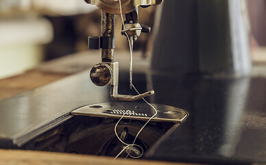 Image showing Sewing Machine - Detail