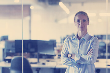 Image showing portrait of casual business woman at office