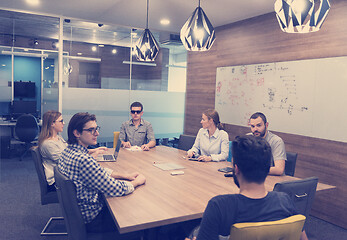 Image showing startup business team on meeting