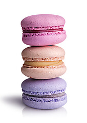 Image showing Three macaroon an each other