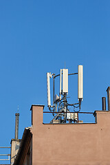 Image showing Transmitter mobile network antennas