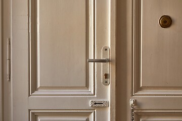 Image showing Front door of a flat