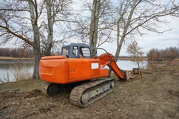 Image showing Construction site machinery