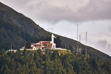 Image showing Cerro Guadalupe Hill in Bogota