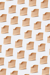 Image showing Old parchment paper sheets pattern on a white background.