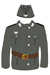 Image showing Tunic of the german military great domestic war